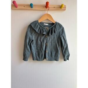 Grayson Collective Green Cardigan 3T